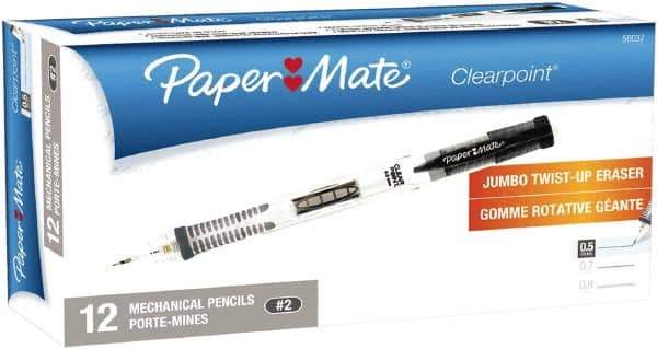 Paper Mate - 0.5mm Lead Mechanical Pencil - Black - USA Tool & Supply