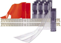 Aleco - 8' Door Width x 10' Door Height PVC Clear Smooth Anti-Insect Strip Door Kit - Clear - USA Tool & Supply