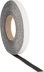 PRO-SAFE - Black Solid Color Anti-Slip Vinyl Tape - 3/4" Wide x 60' Long, Heavy/High Traffic - USA Tool & Supply