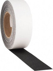 PRO-SAFE - Black Solid Color Anti-Slip Vinyl Tape - 2" Wide x 60' Long, General Traffic - USA Tool & Supply