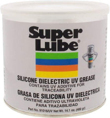 Synco Chemical - 14.1 oz Canister Silicone Heat-Transfer Grease - Translucent White, Food Grade, 450°F Max Temp, NLGIG 2, - USA Tool & Supply