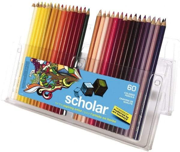 Prismacolor - Scholar Colored Pencil - Assorted Colors - USA Tool & Supply