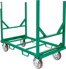 Greenlee - 2,500 Lb Capacity, 28-1/2" Wide x 48" Long x 36-1/2" High Bundler Cart - 1 Shelf, Steel - USA Tool & Supply