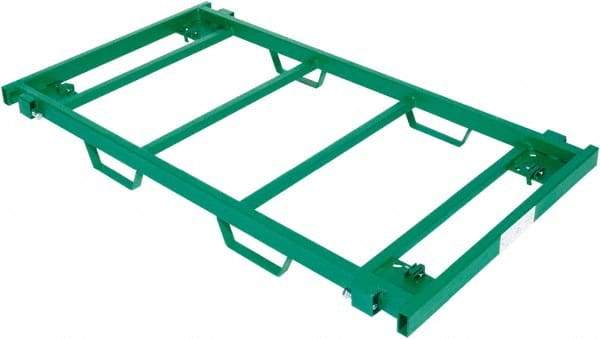Greenlee - 50-1/4" Long x 28-1/4" Wide x 4-5/8" High, Cart Base Unit - 2,500 Lb Capacity - USA Tool & Supply