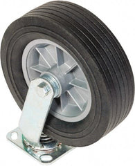 Greenlee - 10" Diam x 3" Wide x 12" OAH Top Plate Mount Swivel Caster - Semi-Pneumatic, 650 Lb Capacity, 2-3/4 x 3-1/2" Plate - USA Tool & Supply