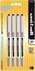 Uni-Ball - Roller Ball 0.7mm Stick Pen - Black - USA Tool & Supply