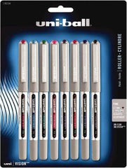 Uni-Ball - Roller Ball 0.7mm Stick Pen - Assorted Colors - USA Tool & Supply