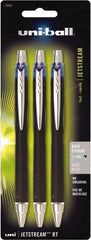 Uni-Ball - Roller Ball 1mm Retractable Pen - Blue - USA Tool & Supply