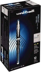 Uni-Ball - Roller Ball 0.8mm Stick Pen - Blue & Black - USA Tool & Supply