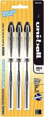 Uni-Ball - Roller Ball 0.8mm Stick Pen - Black - USA Tool & Supply