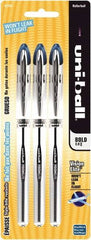 Uni-Ball - Roller Ball 0.8mm Stick Pen - Blue & Black - USA Tool & Supply