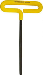 Bondhus - 3/8" Hex, T-Handle Cushion Grip, Hex Key - 267mm OAL, Inch System of Measurement - USA Tool & Supply