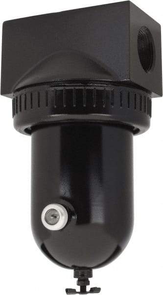 PRO-SOURCE - 425 CFM Oil/Water Condensate Separation Filter - 1-1/2" 250 psi, Manual Drain - USA Tool & Supply