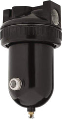 PRO-SOURCE - 300 CFM Oil/Water Condensate Separation Filter - 1" 250 psi, Manual Drain - USA Tool & Supply