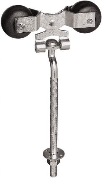 National Mfg. - 2 Piece, Zinc, Box Rail Hanger with Bolt - Use with Round Rail - USA Tool & Supply