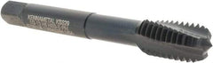 Kennametal - 1/2-13 UNC 3 Flute 2B Bottoming Spiral Flute Tap - Vanadium High Speed Steel, Oxide Finish, 3-3/8" OAL, Right Hand Flute, Right Hand Thread, H5, Series T694 - Exact Industrial Supply