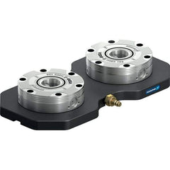 Schunk - NSL Manual CNC Quick Change Clamping Module - 2 Module Center, Top Mount, 7,500 kN Retention Force, 6 bar (87 Lb/Sq In) Unlocking Pressure, 0.005mm Repeatability - USA Tool & Supply