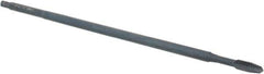 Kennametal - #8-32 UNC 3 Flute H3 Oxide Finish High Speed Steel Spiral Point Extension Tap - Plug Chamfer, 6" OAL, 2B Class of Fit, Series T820 - USA Tool & Supply