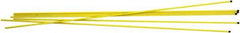 Trynex - 48" High x 1/2" Wide Snow Stake - Fiberglass, 0.33 Lbs, Yellow - USA Tool & Supply