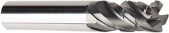 American Tool Service - 1/2", 4 Flute, Single End, Solid Carbide, 0.03" Corner Radius End Mill - 3" OAL, Right Hand Flute, 1" LOC, Right Hand Cut - USA Tool & Supply