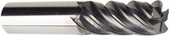 American Tool Service - 5/8", 5 Flute, Single End, Solid Carbide, 0.04" Corner Radius End Mill - 3-1/2" OAL, Right Hand Flute, 1-1/2" LOC, Right Hand Cut - USA Tool & Supply