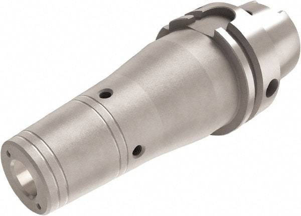 Seco - 32mm Hole Diam, HSK100A Taper Shank Shrink Fit Tool Holder & Adapter - 6.299" Projection, 1.969" Nose Diam, 2.461" Clamping Depth, 25,000 RPM, Through Coolant - Exact Industrial Supply