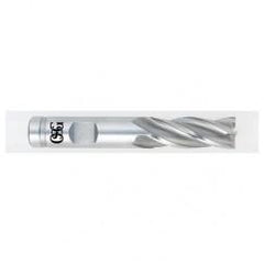 25/32 Dia. x 4 Overall Length 4-Flute Square End HSSE SE End Mill-Round Shank-Center Cutting-TiCN - USA Tool & Supply