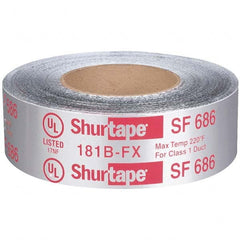Shurtape - SF 686 UL 181B-FX Listed/Printed ShurMASTIC Butyl Foil Tape - USA Tool & Supply