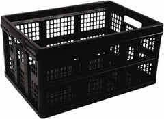 UNIVERSAL - 1 Compartment, 20-1/8" Wide x 10-3/4" High x 14-5/8" Deep, Portable Storage Box - Plastic, Black - USA Tool & Supply