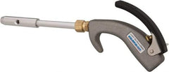 Guardair - 120 Max psi Venturi Nozzle Thumb Lever Blow Gun - 1/4 NPT, 6" Tube Length, Aluminum - USA Tool & Supply