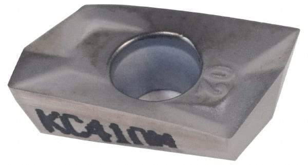 Kennametal - EC1024 LD Grade KC410M Carbide Milling Insert - TiB2 Finish, 0.148" Thick, 2.38mm Corner Radius - USA Tool & Supply