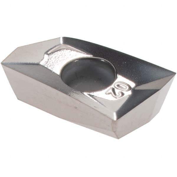 Kennametal - EC1002 LD Grade KC410M Carbide Milling Insert - TiB2 Finish, 0.148" Thick, 0.2mm Corner Radius - USA Tool & Supply