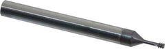 Scientific Cutting Tools - #6-32 UNC, 0.1" Cutting Diam, 3 Flute, Solid Carbide Helical Flute Thread Mill - Internal Thread, 0.26" LOC, 2-1/2" OAL, 1/4" Shank Diam - USA Tool & Supply