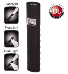 Bayco - LED Bulb, 60 Lumens, Industrial/Tactical Flashlight - Black Plastic Body, 2 AAA Batteries Included - USA Tool & Supply