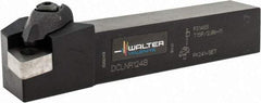 Walter - DCLN, Right Hand Cut, 3/4" Shank Height x 3/4" Shank Width, Negative Rake Indexable Turning Toolholder - 4-1/2" OAL, CN.. 43.., CN..1204.. Insert Compatibility, Series Walter Turn - USA Tool & Supply