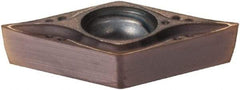 Sumitomo - DCGT21.50.5 ESI Grade AC530U Carbide Turning Insert - 55° Diamond, 1/4" Inscr Circle, 3/32" Thick, 0.0079" Corner Radius - USA Tool & Supply