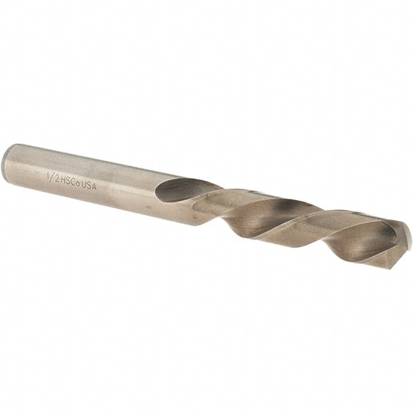 Cle-Line - 1/2" Cobalt, 135° Point, Straight Shank Maintenance Drill Bit - USA Tool & Supply