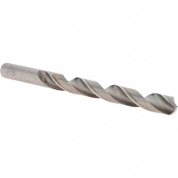 Cle-Force - 13/32" 118° High Speed Steel Jobber Drill - Bright Finish, Right Hand Cut, Spiral Flute, Straight Shank, 5-1/4" OAL, Standard Point - USA Tool & Supply