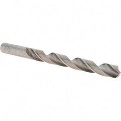 Cle-Force - 13/32" 118° High Speed Steel Jobber Drill - Bright Finish, Right Hand Cut, Spiral Flute, Straight Shank, 5-1/4" OAL, Standard Point - USA Tool & Supply