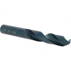 Cle-Line - 7/16" 135° Spiral Flute High Speed Steel Screw Machine Drill Bit - USA Tool & Supply
