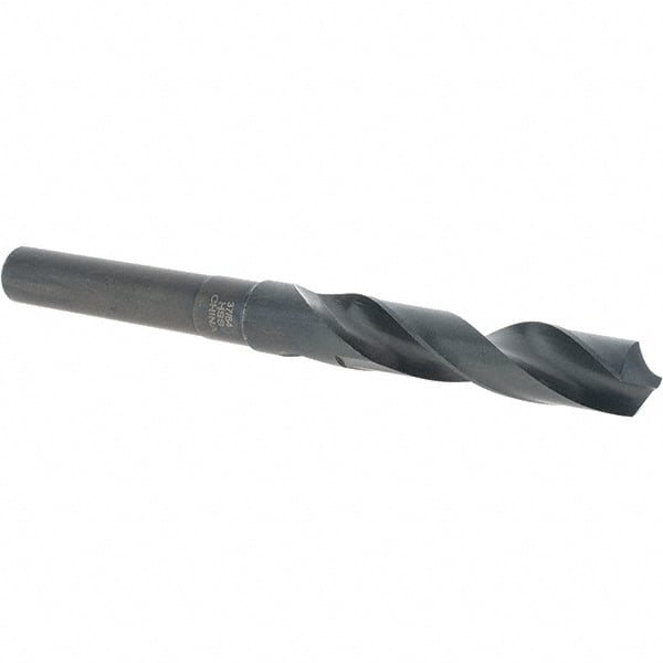 Cle-Force - 37/64" Drill, 118° Point, High Speed Steel Silver Deming & Reduced Shank Drill Bit - USA Tool & Supply