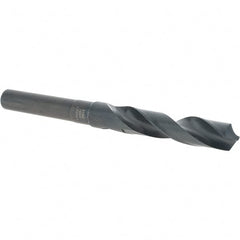 Cle-Force - 37/64" Drill, 118° Point, High Speed Steel Silver Deming & Reduced Shank Drill Bit - USA Tool & Supply