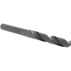 Cle-Line - 35/64" Drill, 118° Point, High Speed Steel Silver Deming & Reduced Shank Drill Bit - USA Tool & Supply