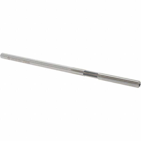 Cleveland - 5mm High Speed Steel 6 Flute Chucking Reamer - Straight Flute, Straight Shank, 31.75mm Flute Length, 127mm OAL - USA Tool & Supply