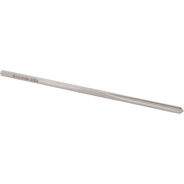 Cleveland - 3mm High Speed Steel 4 Flute Chucking Reamer - Straight Flute, Straight Shank, 22.23mm Flute Length, 88.9mm OAL - USA Tool & Supply