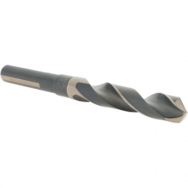 Cle-Line - 19/32" Drill, 118° Point, High Speed Steel Silver Deming & Reduced Shank Drill Bit - USA Tool & Supply