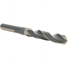 Cle-Line - 19/32" Drill, 118° Point, High Speed Steel Silver Deming & Reduced Shank Drill Bit - USA Tool & Supply