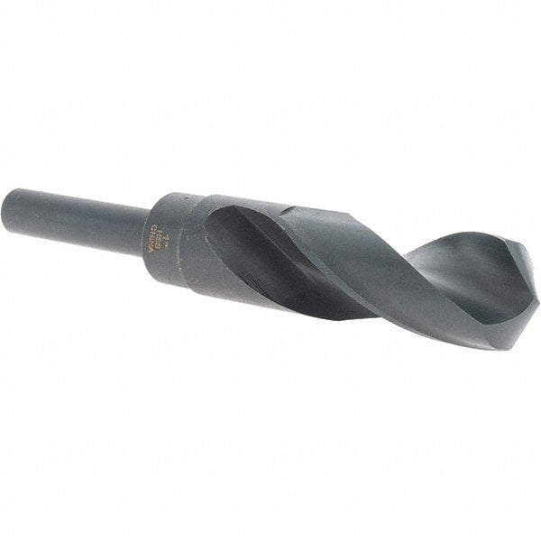 Cle-Force - 1" Drill, 118° Point, High Speed Steel Silver Deming & Reduced Shank Drill Bit - USA Tool & Supply