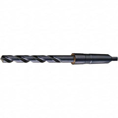 Cle-Force - 7/8", 3MT 118° Point High Speed Steel Taper Shank Drill Bit - USA Tool & Supply