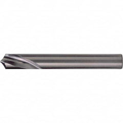Chicago-Latrobe - 1/4" Body Diam, 120°, 2-1/2" OAL, Solid Carbide Spotting Drill - USA Tool & Supply